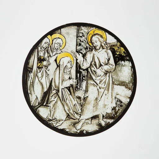Roundel with Christ Taking Leave of His Mother