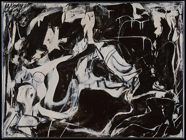 Black Untitled — Willem de Kooning