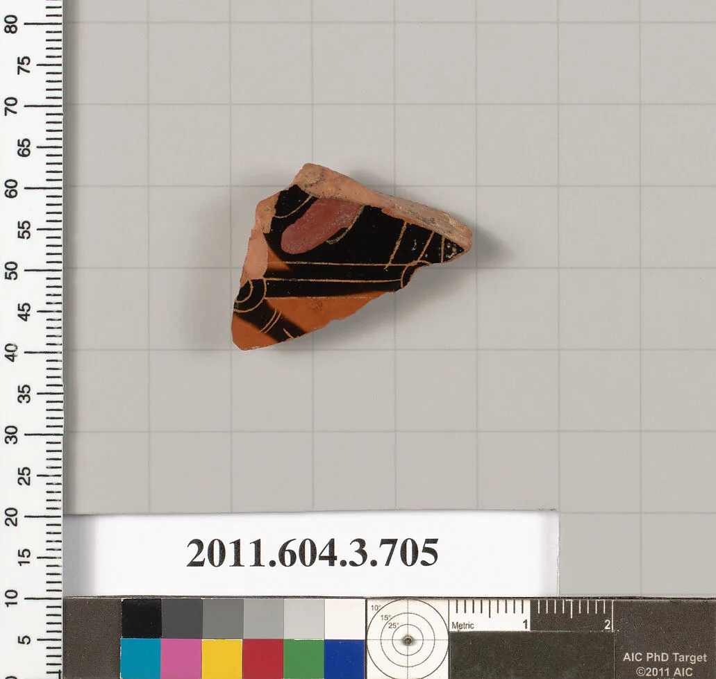 Terracotta fragment of a hydria (water jar) — Unknown