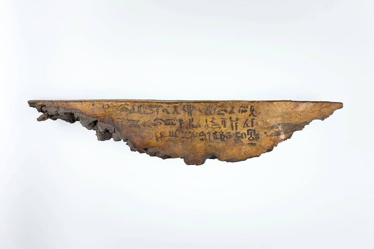 Writing board fragment with Sokar formula for the benefit of Nebit — Unknown