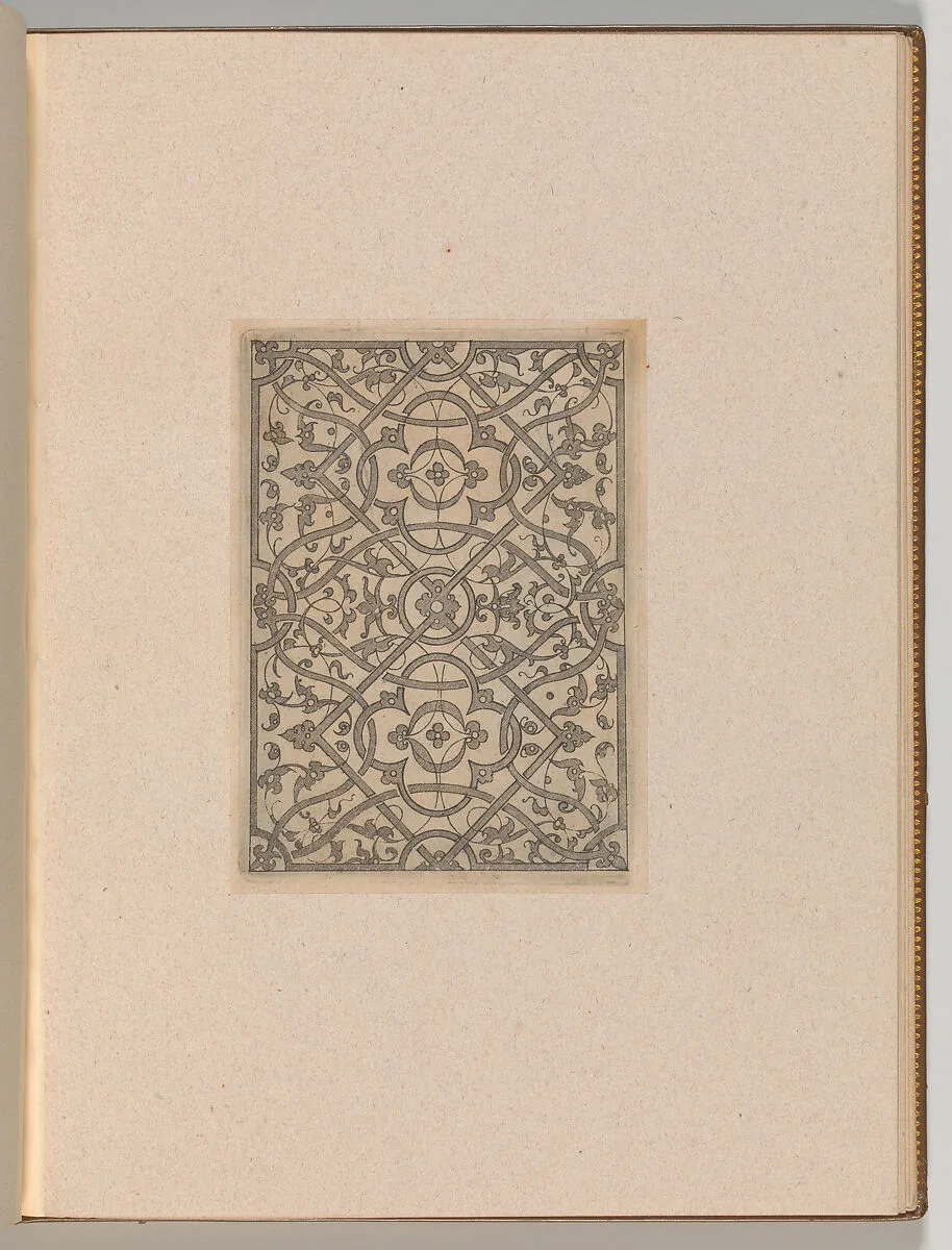 Copies after the 'Livre contenant passement de moresques' (plate 3) — Jacques Androuet Du Cerceau