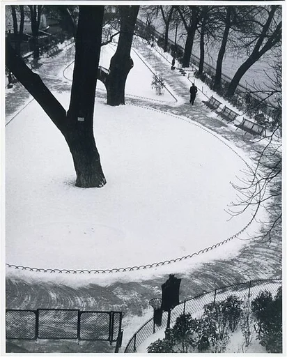 Vert Galant on a Wintry Day, Paris