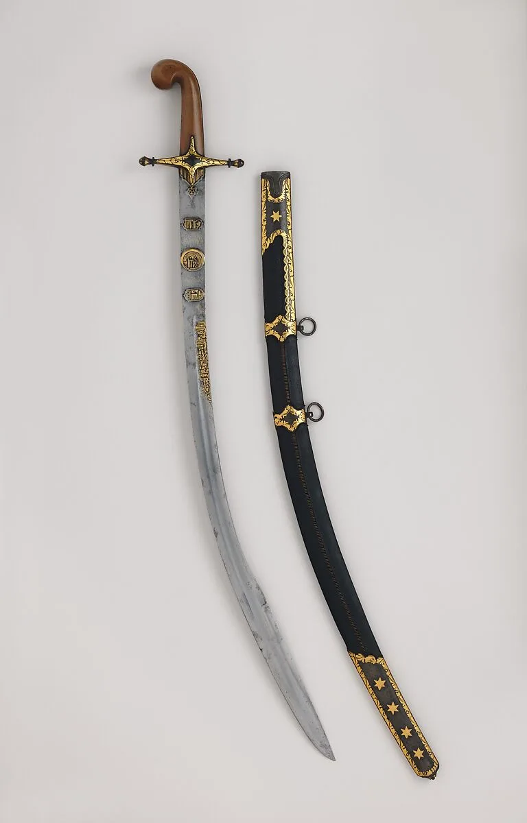 Saber (Kilij) with Scabbard — Unknown