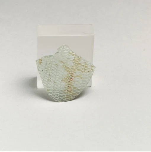 Glass network mosaic fragment