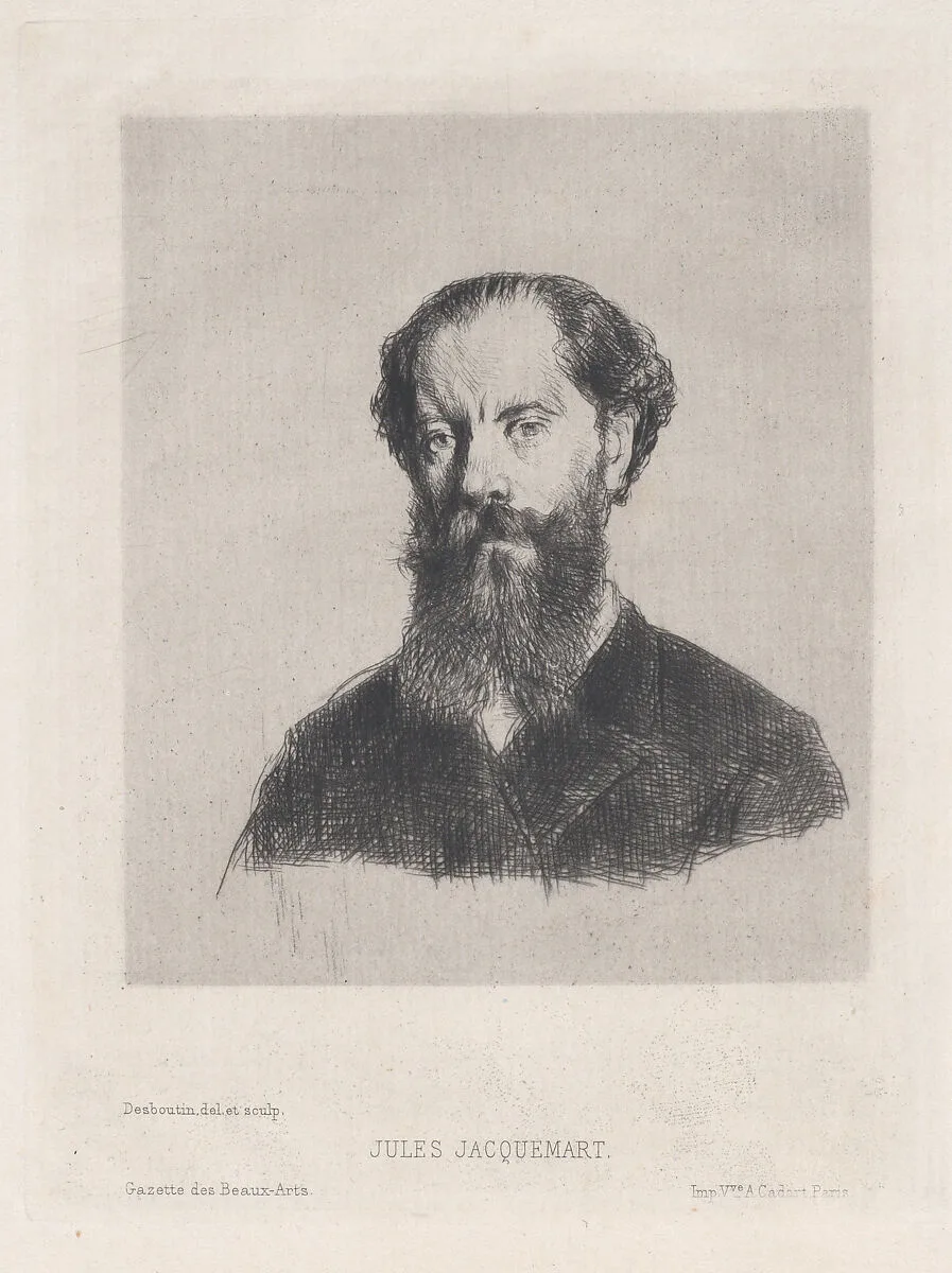 Portrait of Jules Jacquemart, from "Gazette des Beaux-Arts" — Marcellin Desboutin|Veuve Cadart|Jules-Ferdinand Jacquemart