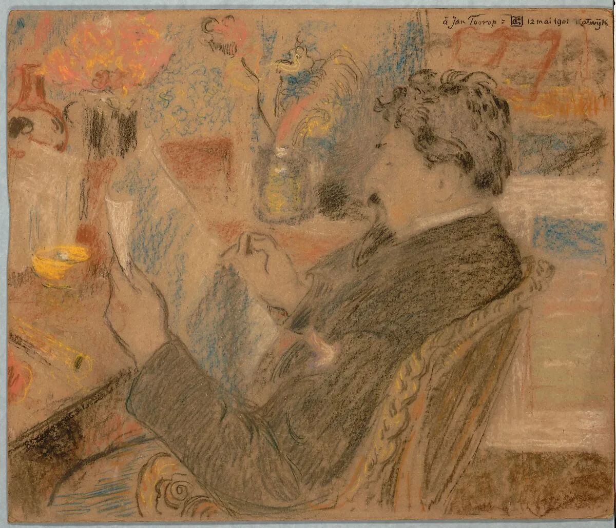 Portrait of Jan Toorop — Georges Lemmen