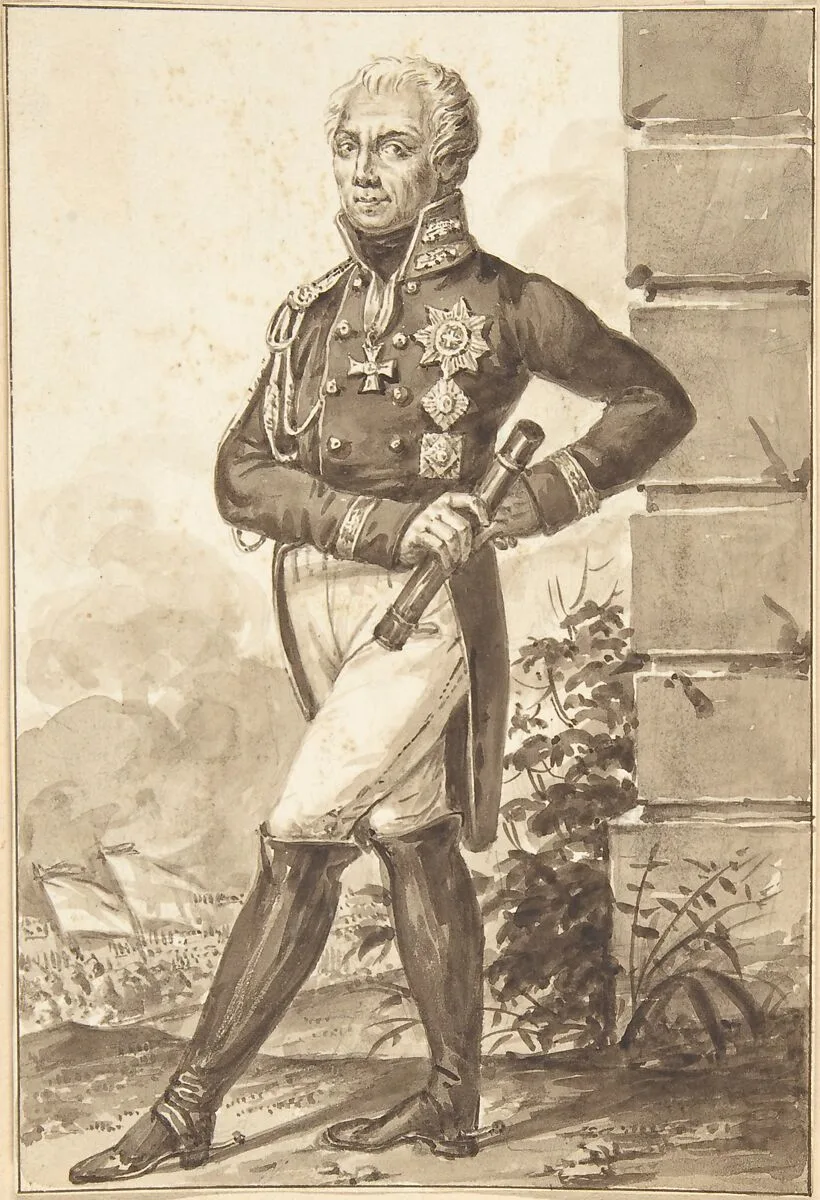 Portrait of Count Levin August von Bennigsen — Jean-Baptiste-François Bosio