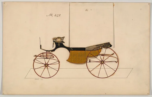 Design for Landaulet, no. 429 ("Coupe Landau")