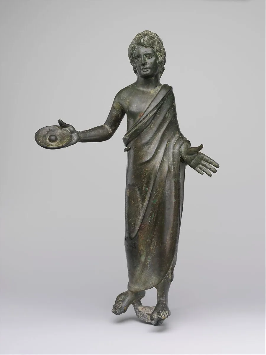 Bronze statuette of a priest — Unknown