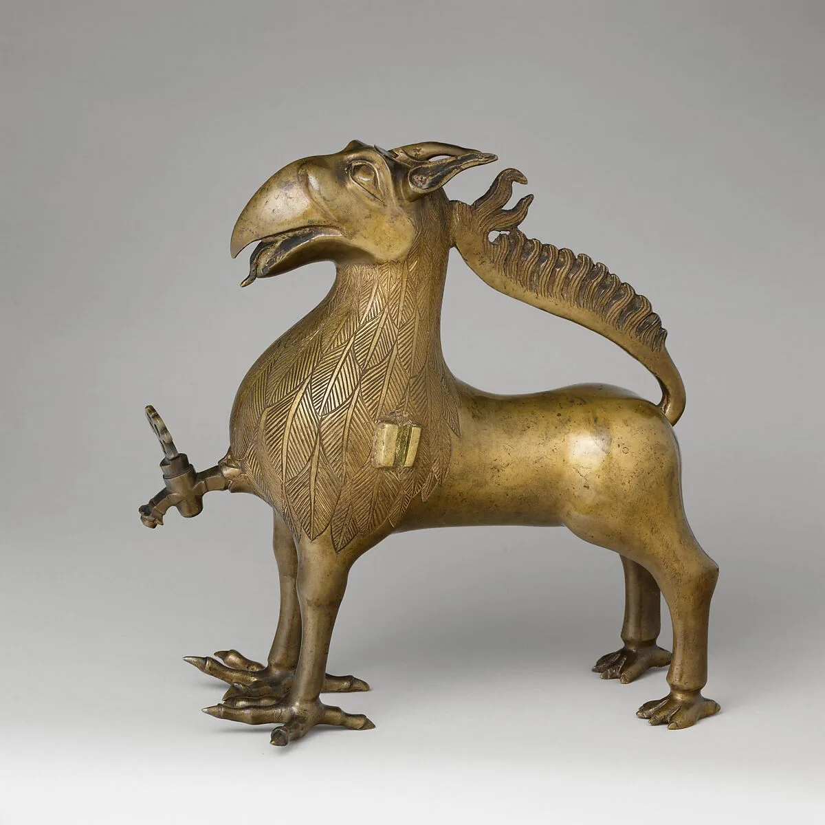 Aquamanile in the Form of a Griffin — Unknown