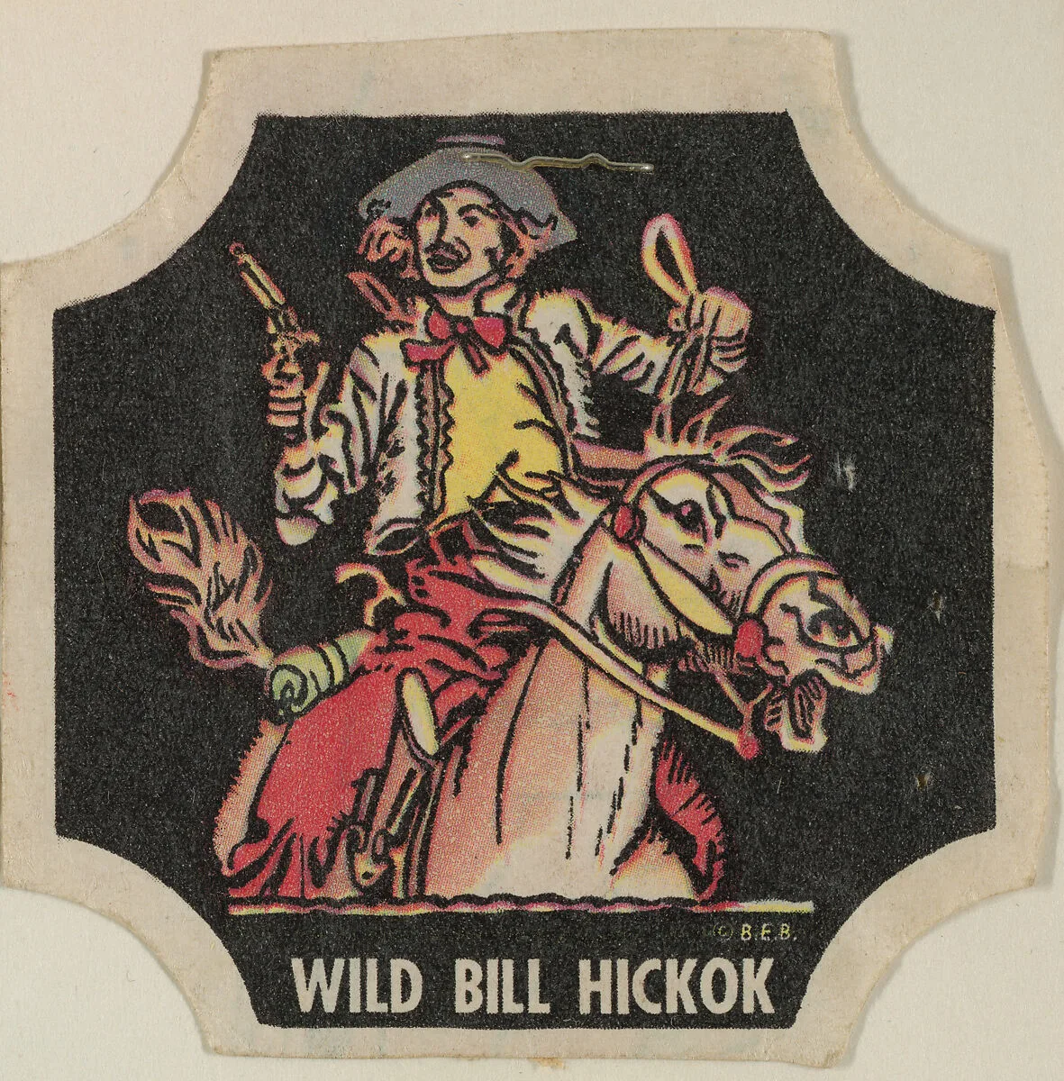 Wild Bill Hickok, from the Indians and Westerners bread end labels series (D290-10) — Unknown