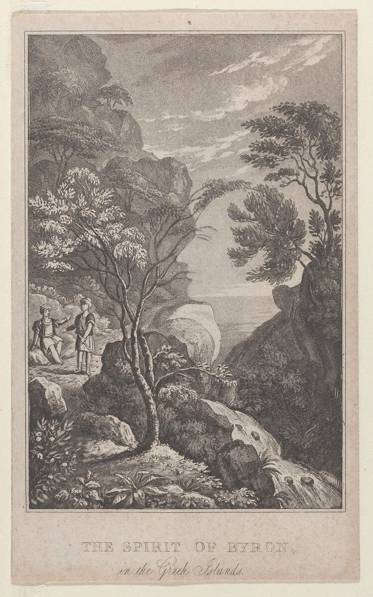 Hidden silhouette: the spirit of Byron in the Greek Isles — Engelmann, Graf, Coindet, & Co.|George Gordon Noel Byron, 6th Baron|Rudolph Ackermann, London|Henry Burn