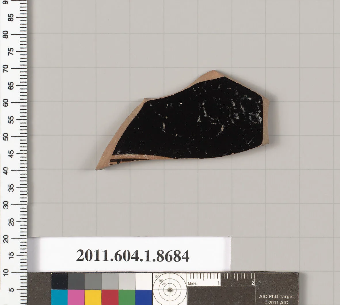 Terracotta fragment of a stemless kylix (drinking cup) — Unknown
