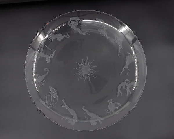 "Zodiac" Bowl — Sidney Biehler Waugh|Corning Glass Works, Steuben Division