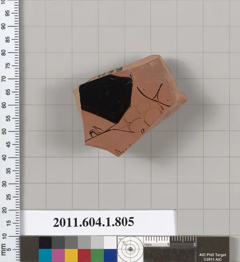 Terracotta fragment of a kylix (drinking cup)