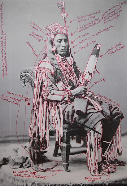 Peelatchiwaaxpáash / Medicine Crow (Raven) from 1880 Crow Peace Delegation — Wendy Red Star