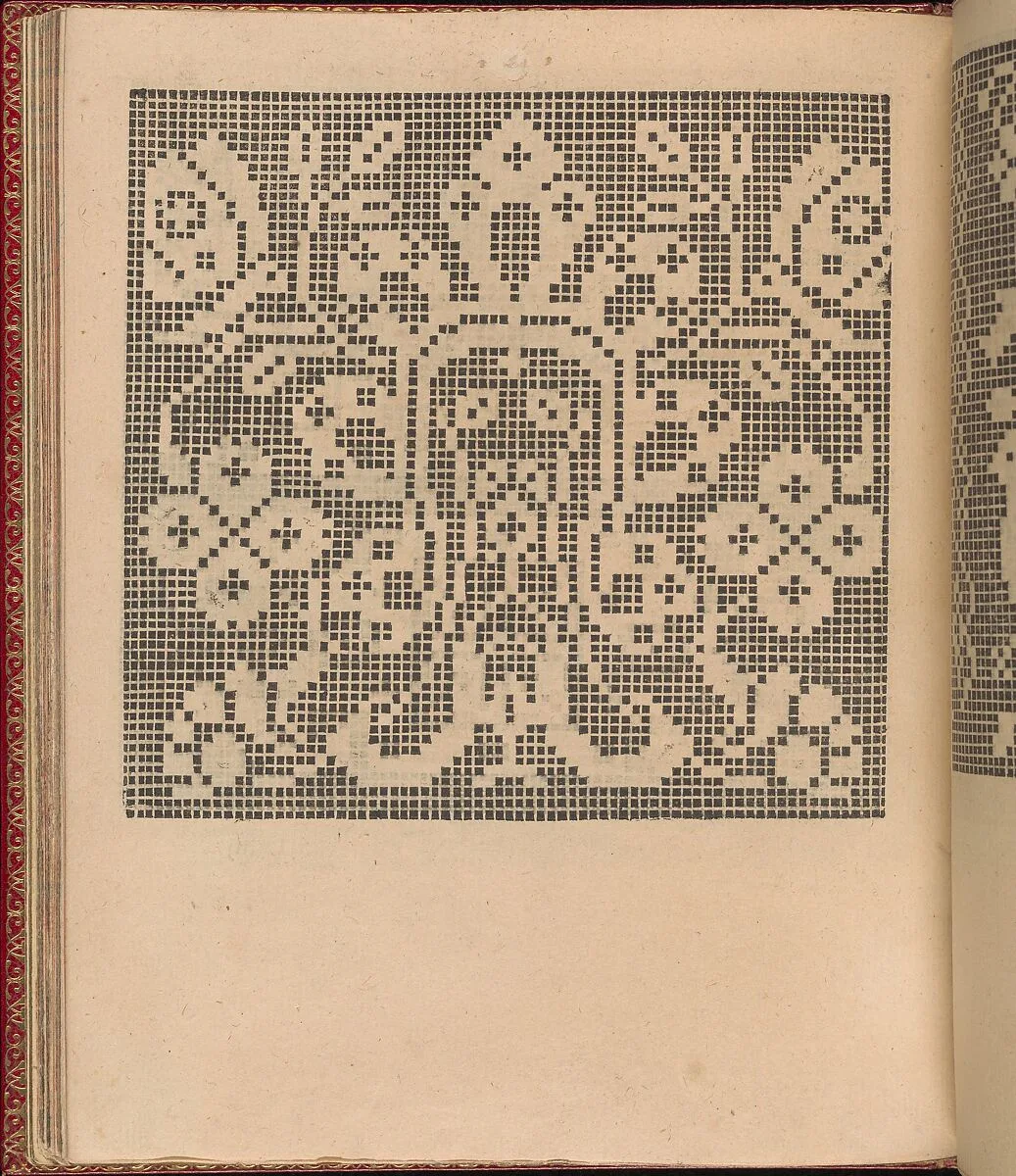 Les Singuliers et Nouveaux Portraicts... page 43 (verso) — Federico de Vinciolo|Jean Le Clerc|Henri III, King of France and Poland|Louise de Lorraine-Vaudemont|Chambolle-Duru