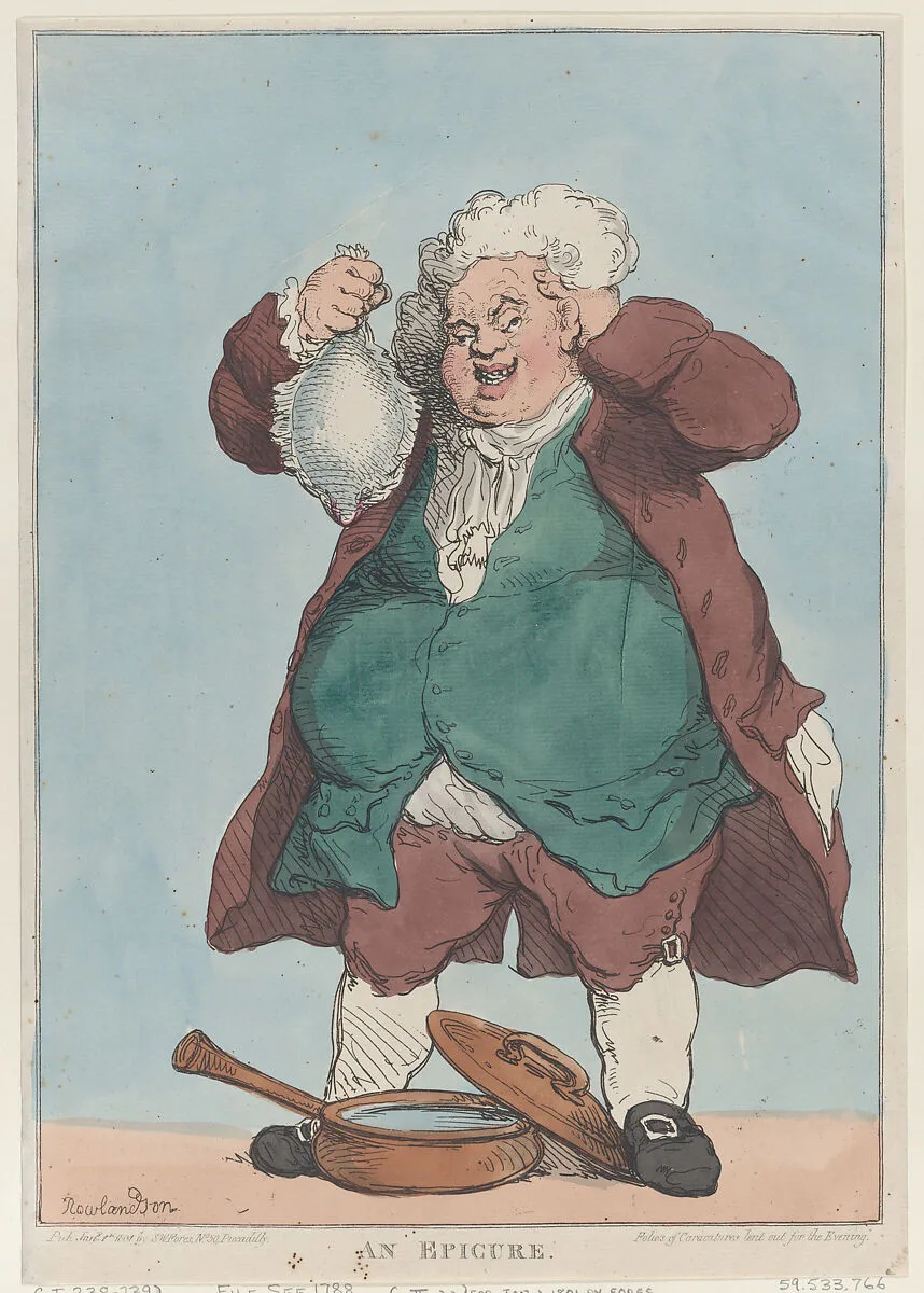 An Epicure — Thomas Rowlandson|S. W. Fores