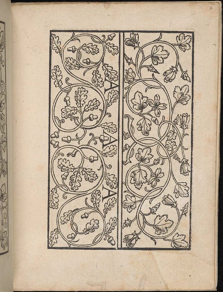 Ein new Modelbuch..., page 4 (verso) — Johann Schönsperger the Younger