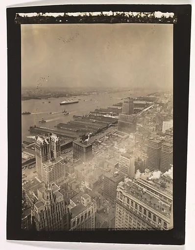 [Aerial View, Lower Manhattan, New York]