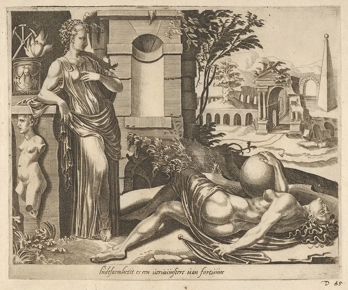Patience as the Victor over Fortune from Six Sayings about Fortune — Dirck Volckertsz Coornhert