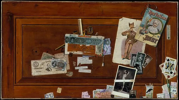 A Bachelor's Drawer — John Haberle
