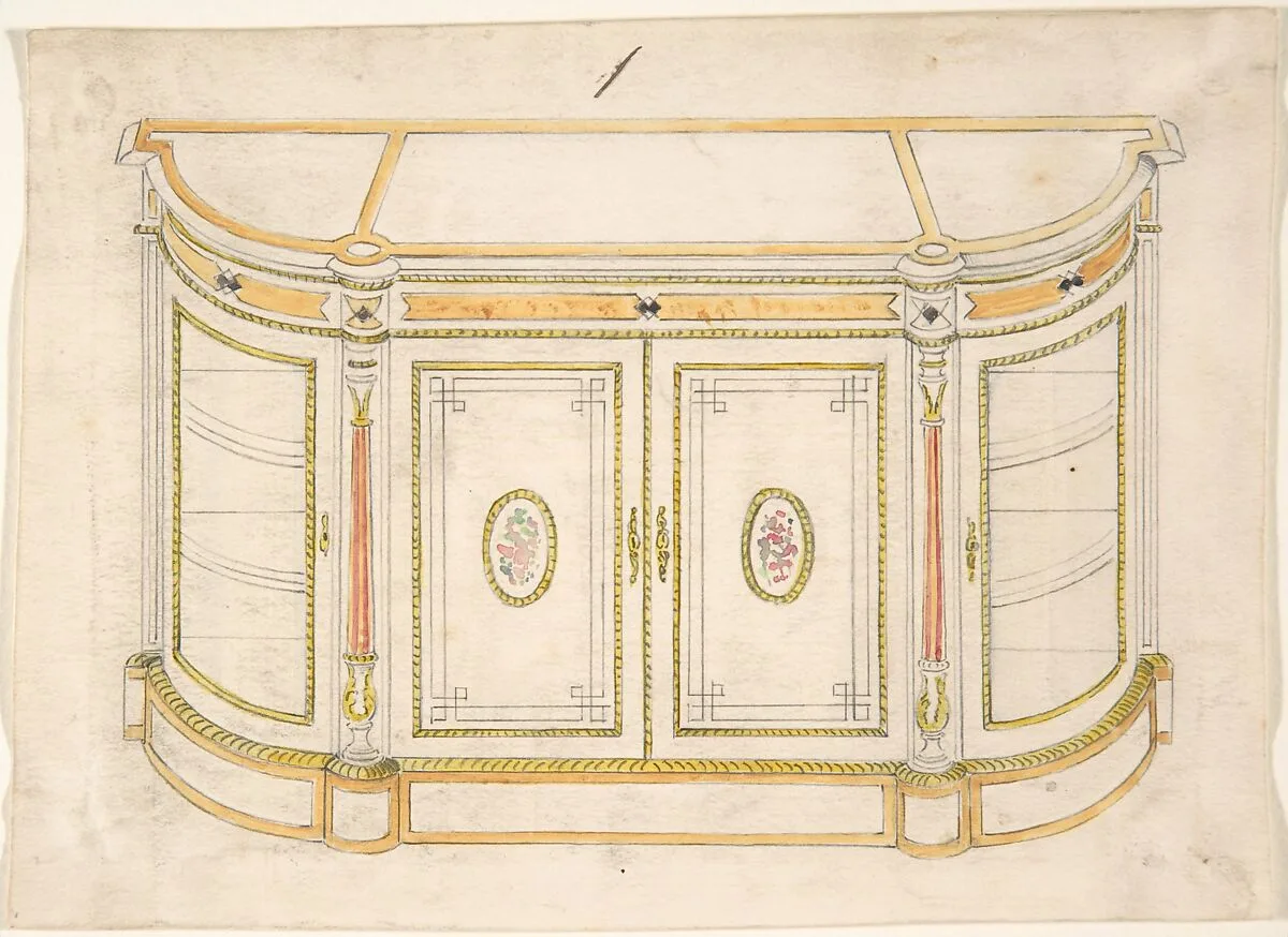 Cabinet Design — Anonymous, British, 19th century