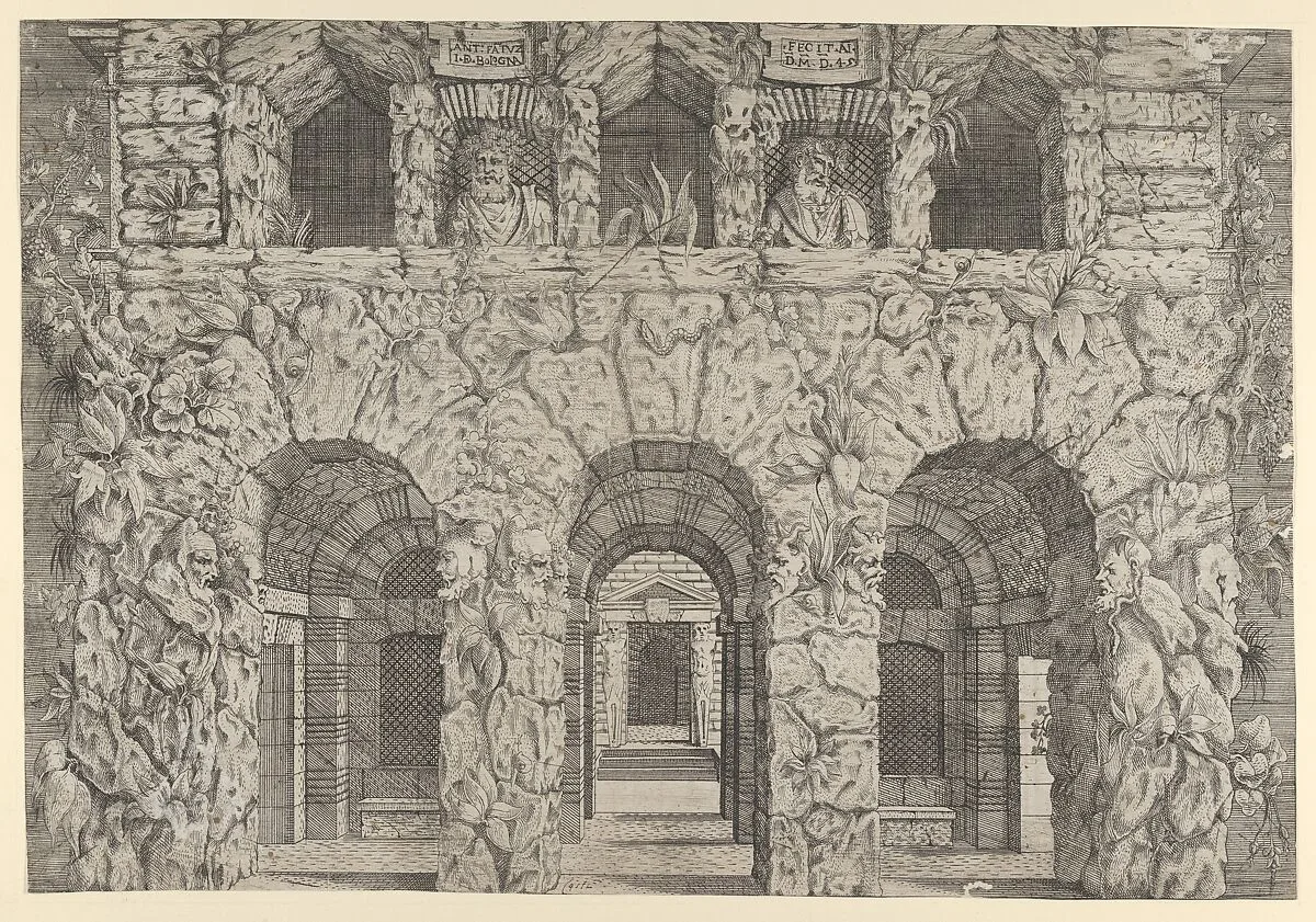A Grotto — Antonio Fantuzzi|Francesco Primaticcio