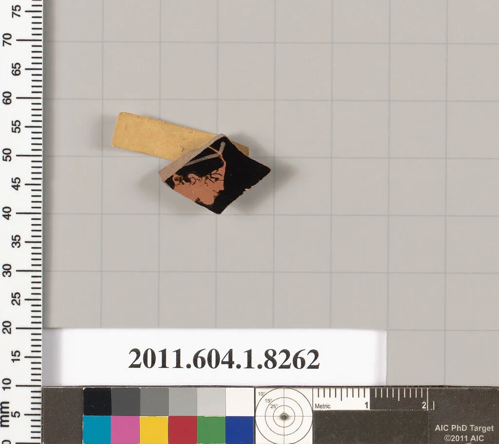 Terracotta fragment of a kylix (drinking cup) — Unknown
