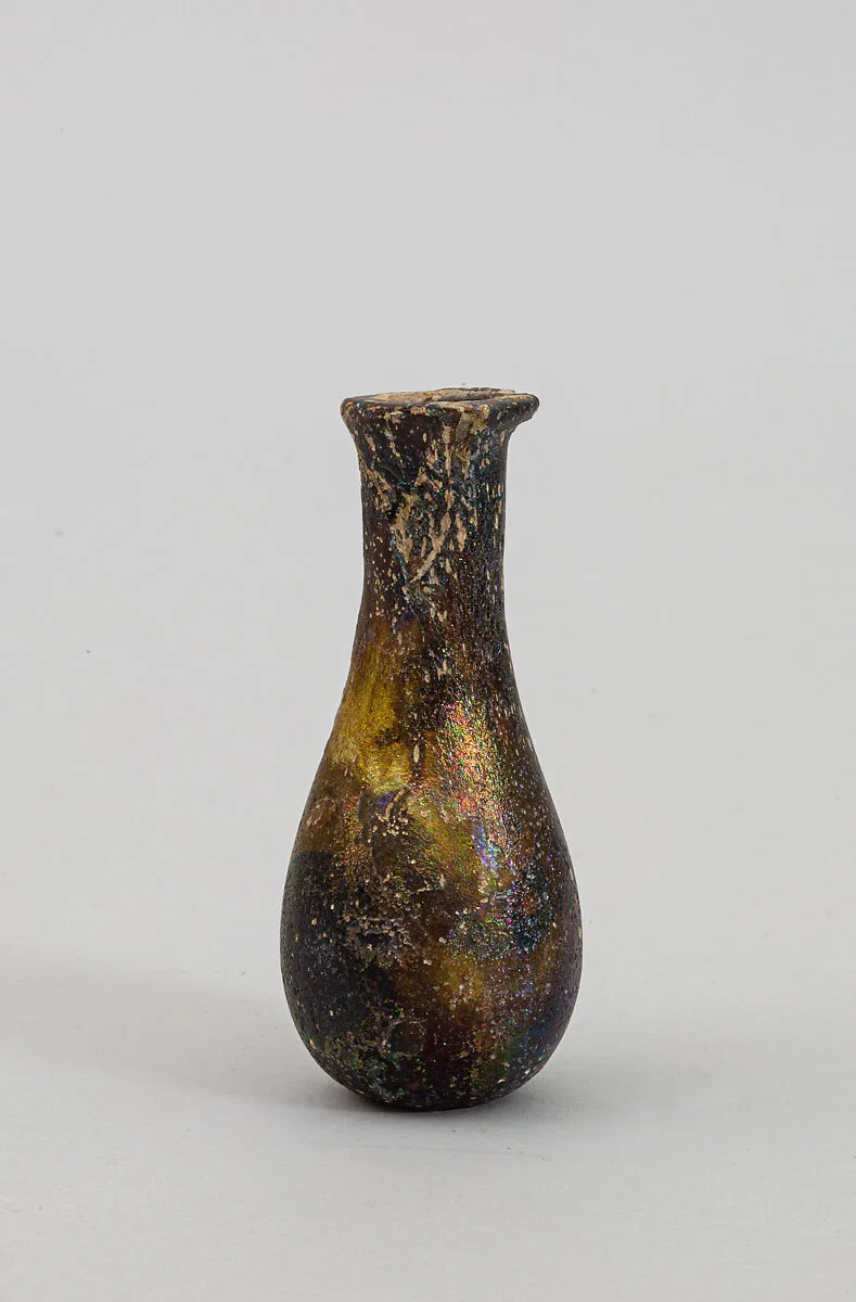 Glass perfume bottle — Unknown