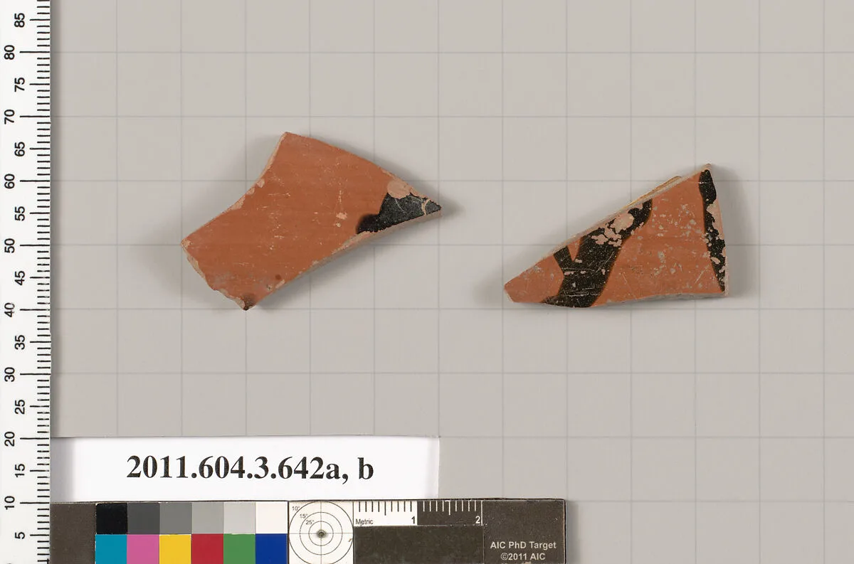 Terracotta fragments of column-kraters (bowls for mixing wine and water)? — Unknown