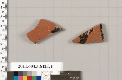 Terracotta fragments of column-kraters (bowls for mixing wine and water)?