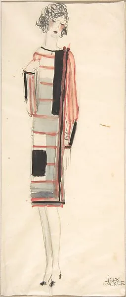 Summer dress: Costume design for Kunstgewerbeschule, Wien — Lilly Jacker