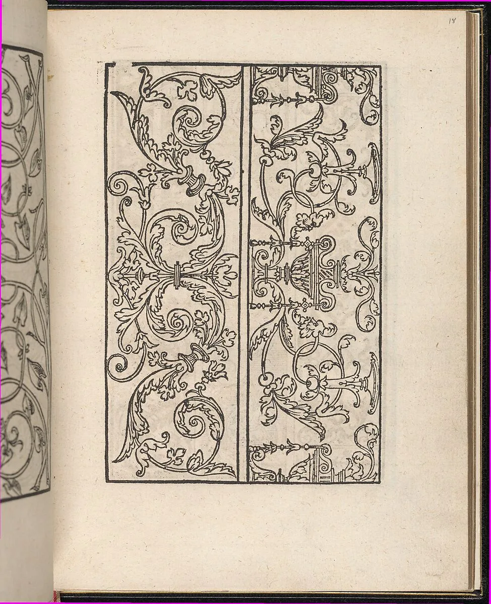 Page from Ein new kunstlich Modelbuch...(Page 17v) — Peter Quentel