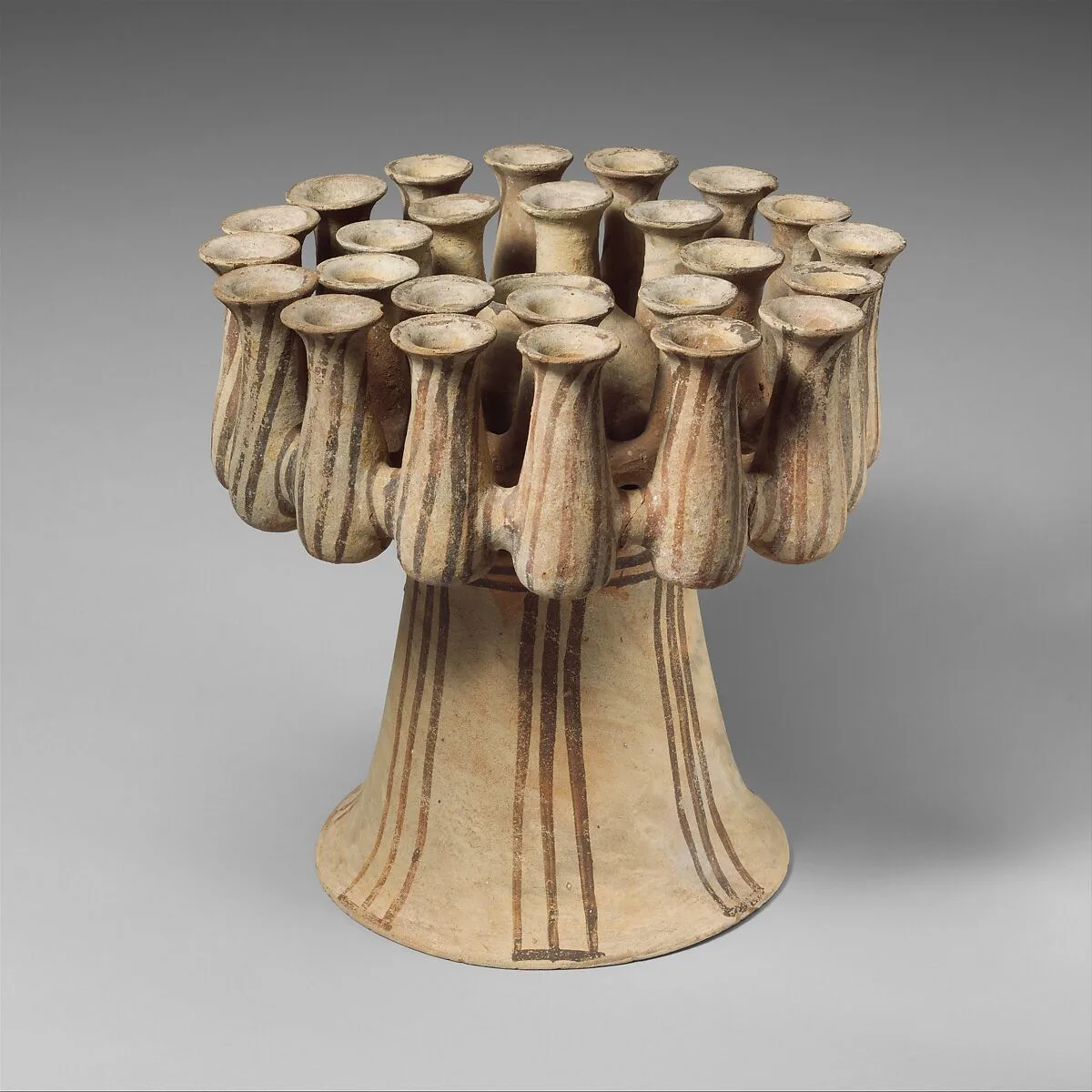 Terracotta kernos (vase for multiple offerings) — Unknown