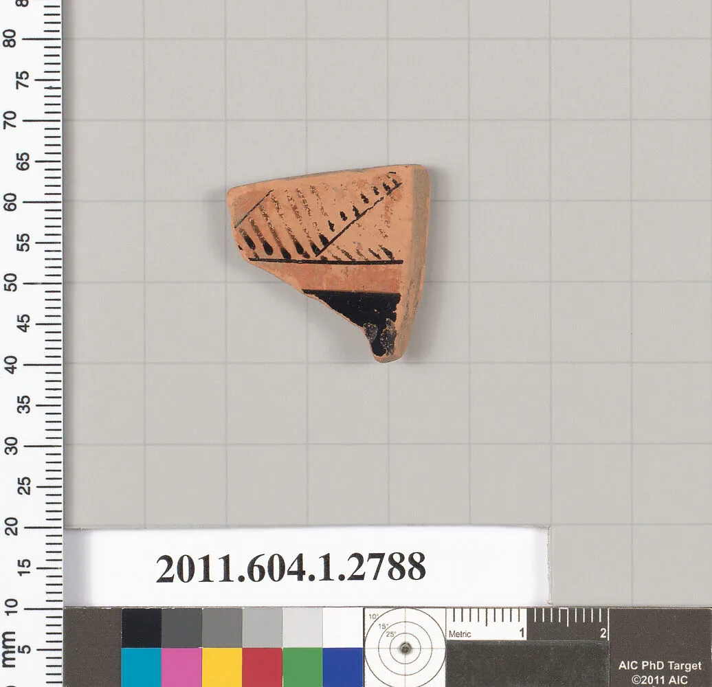 Terracotta fragment of a kylix (drinking cup) — Unknown