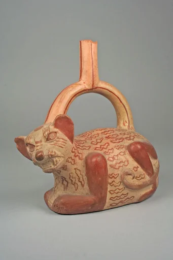 Snarling Feline Bottle