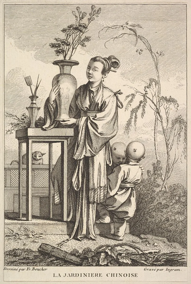 The Chinese Gardener — François Boucher|John Ingram