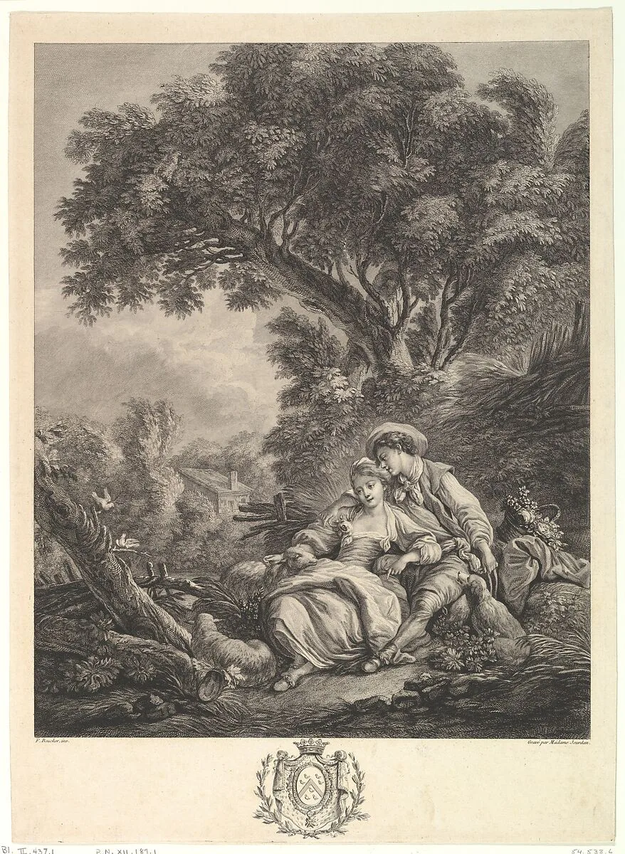 Pensant-ils à ce mouton? (Are They Thinking of the Sheep) — Madame Jourdan|François Boucher
