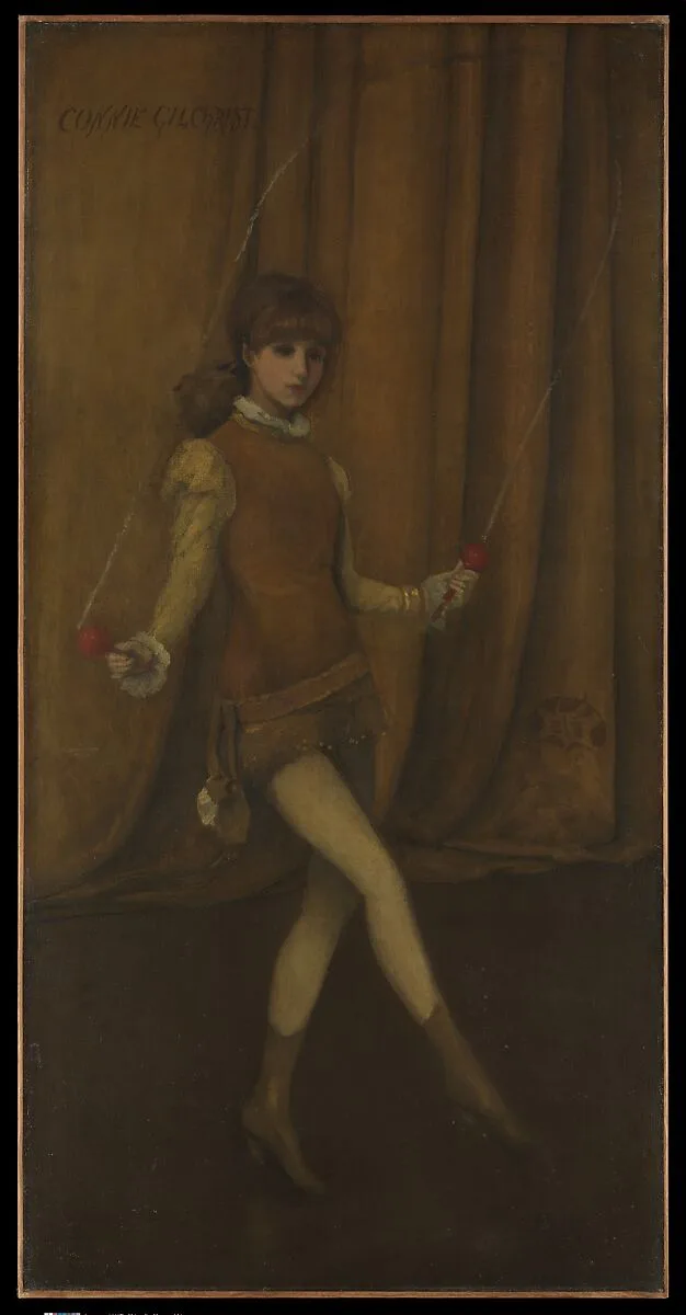 Harmony in Yellow and Gold: The Gold Girl—Connie Gilchrist — James McNeill Whistler