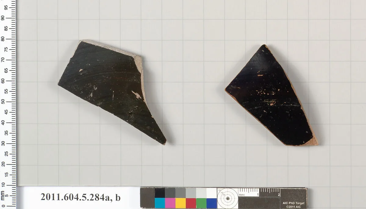 Terracotta fragments of kylikes (drinking cups) — Unknown