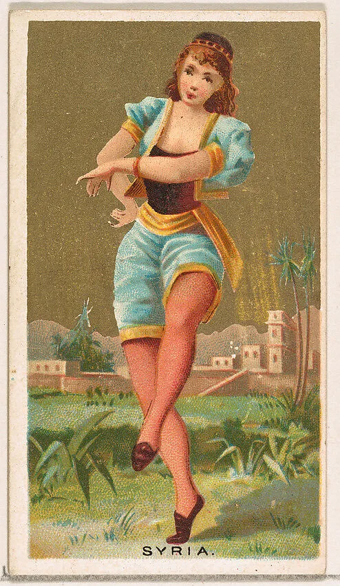 Syria, from the Dancing Girls of the World series (N185) issued by Wm. S. Kimball & Co. — William S. Kimball & Company