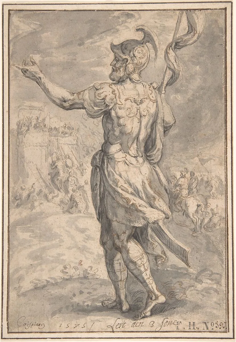Levi Avenging the Honor of his Sister Dinah — Crispijn van den Broeck