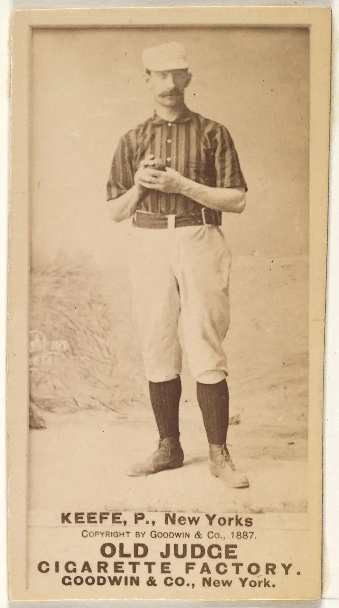 Timothy John "Tim" Keefe, Pitcher, New York, from the Old Judge series (N172) for Old Judge Cigarettes — Goodwin & Company