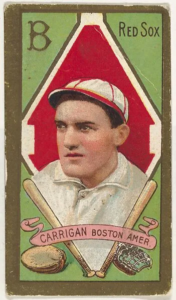 William Carrigan, Boston Red Sox, American League, from the "Baseball Series" (Gold Borders) set (T205) issued by the American Tobacco Company — American Tobacco Company