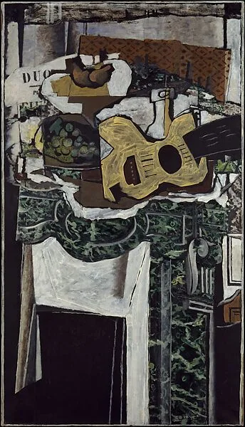 Guitar and Still Life on a Mantelpiece — Georges Braque