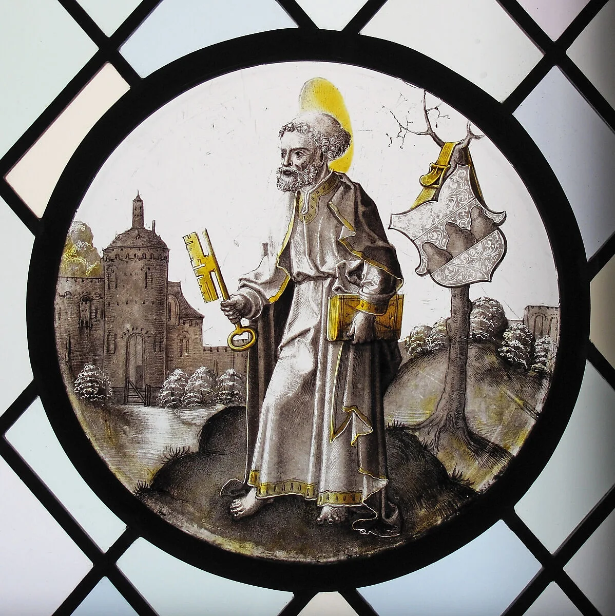 Roundel with Saint Peter — Unknown
