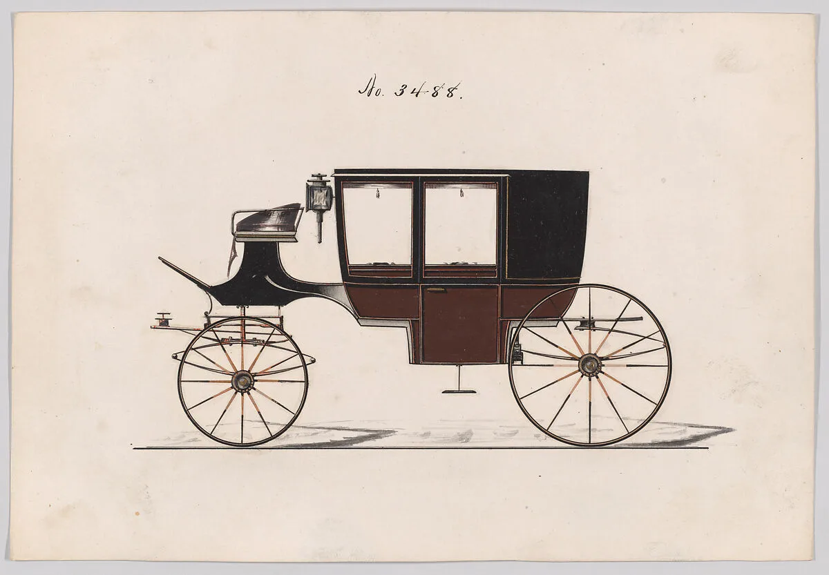 Design for Coach, no. 3488 — Brewster & Co.