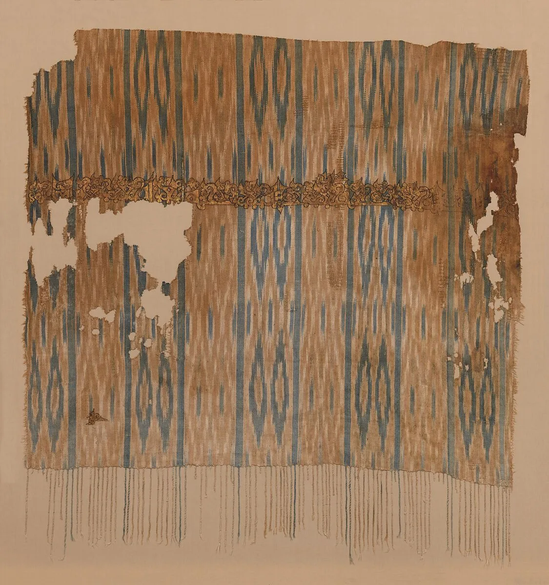 Tiraz Fragment from an Ikat Shawl — Unknown