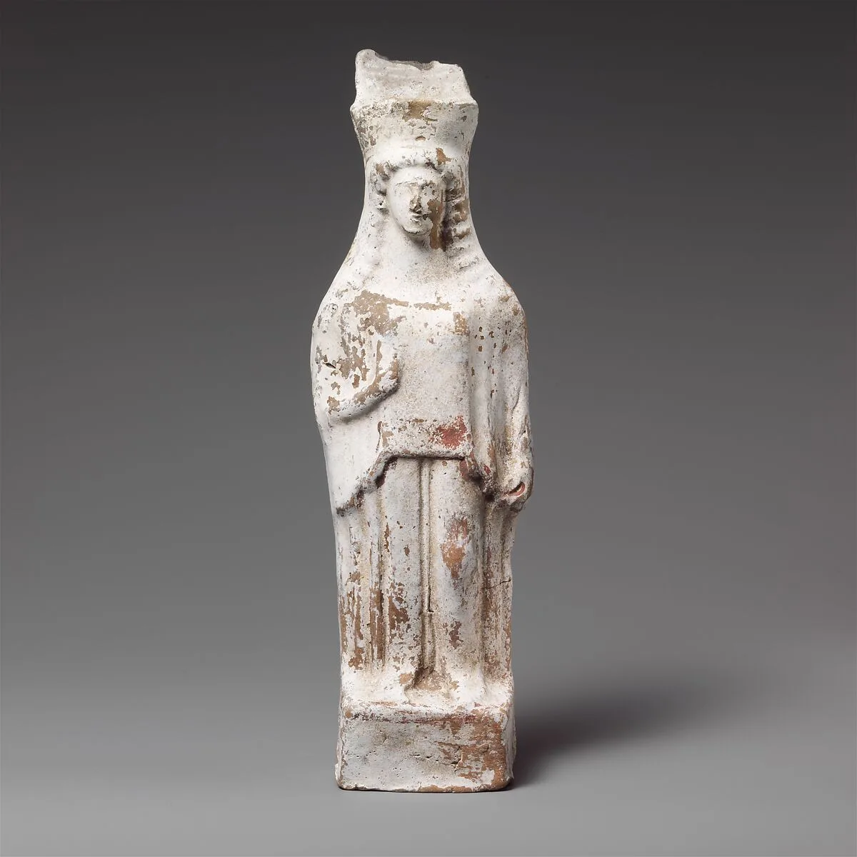 Terracotta statuette of a goddess — Unknown